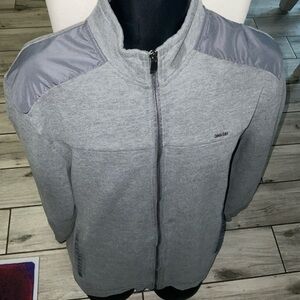 Men’s used size XL full zip grey fleece Calvin Klein Jeans